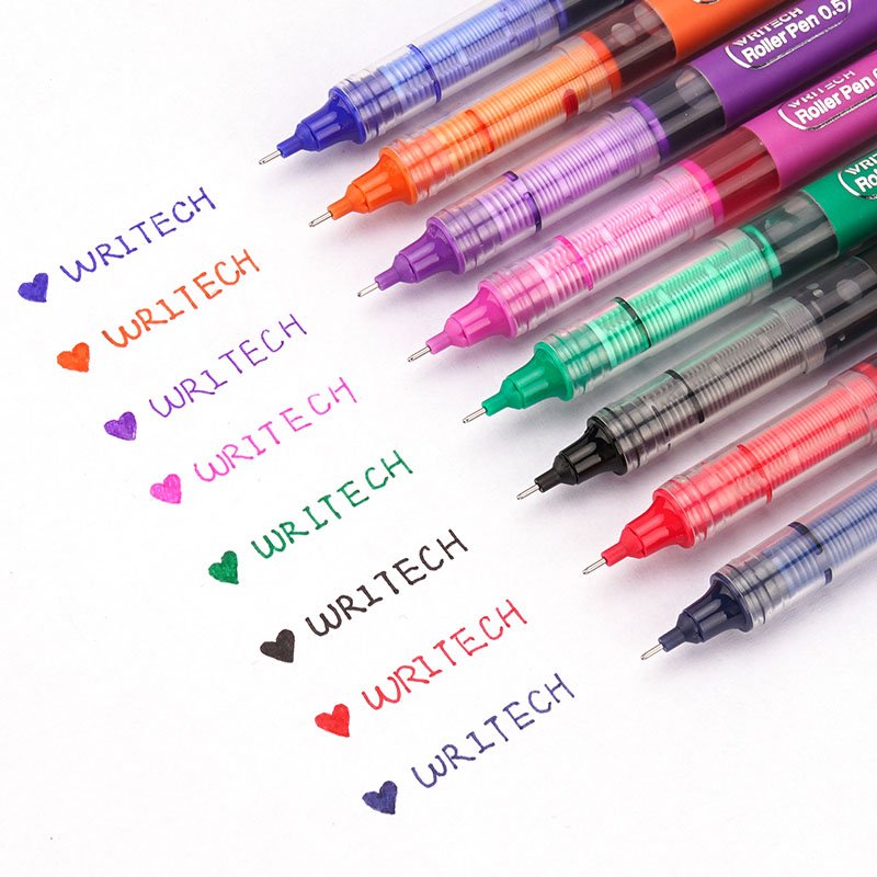 Testing Writech Liquid Rollerball Pens in Vintage colors gifted to me