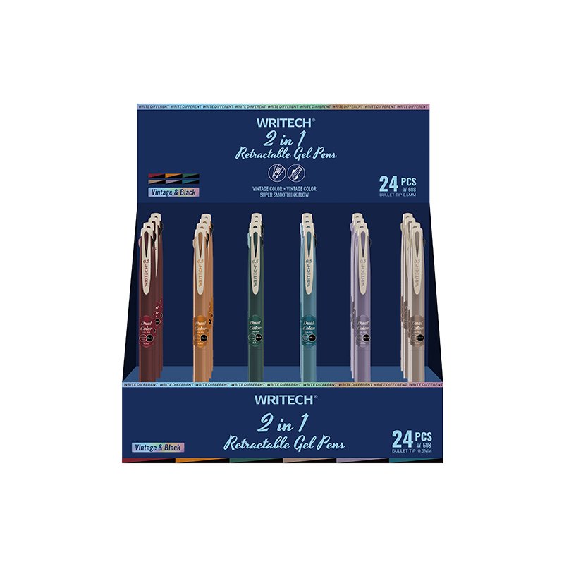 2-in-1 Gel Pen W-608B-787